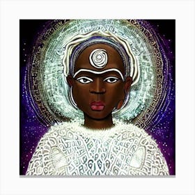 BLACK CHILD Canvas Print