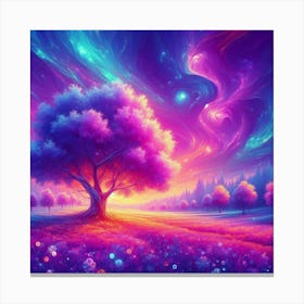 Tree In The Sky 57 Canvas Print