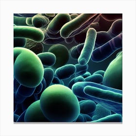 Bacteria Canvas Wall Art 1 Canvas Print