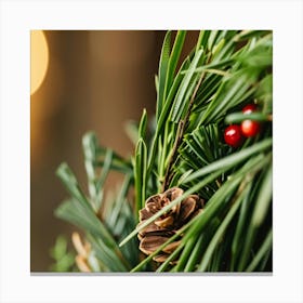 Christmas Wreath 3 Canvas Print