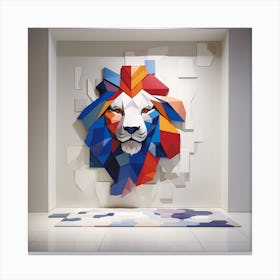 Lion Wall Art Canvas Print