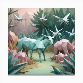 Paper Art Canvas Print