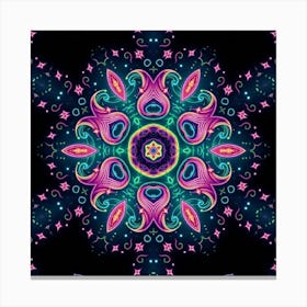 Psychedelic Abstract Mandala Toile