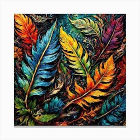 Feathers 7 Canvas Print