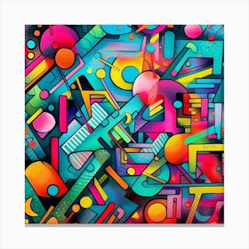 Abstract Colorful Abstract Background Canvas Print