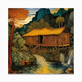 Chinese House Canvas Print