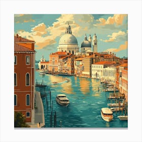 Venice Art Canvas Print