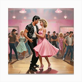 Elvis And Diana Canvas Print