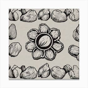 Nuts As A Logo Canvas Print