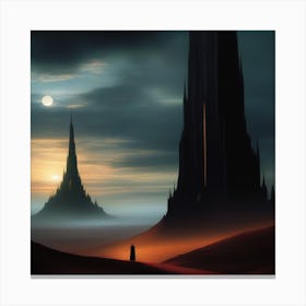 City At Night Canvas Print