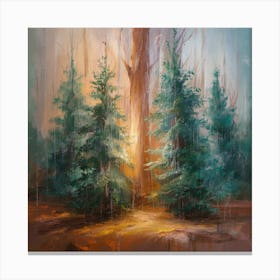 Forest In The Sun Canvas Print