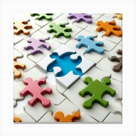 Jigsaw Puzzle 8 Canvas Print