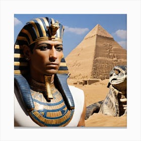 Egyptian King Canvas Print