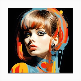 Mod Girl 9 Canvas Print