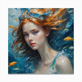 Mermaid Canvas Print
