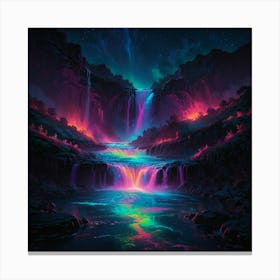 Rainbow Waterfall 3 Canvas Print