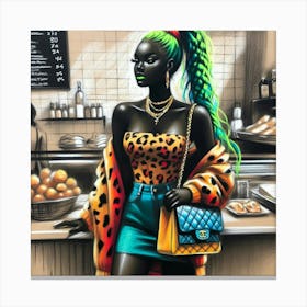 Afrofuturism 3 Canvas Print