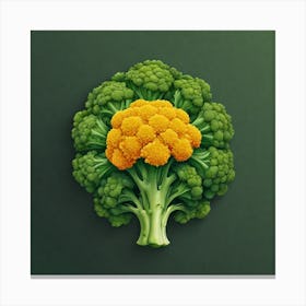 Cauliflower Florets 3 Canvas Print