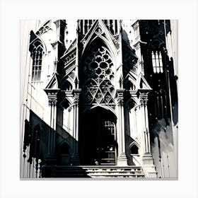 New York Cathedral Canvas Print