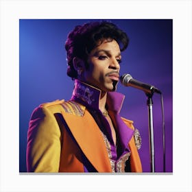 Prince In Concert Canvas Print