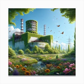 Nuclear Power Plant 2 Canvas Print