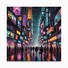 Technology Canvas Print