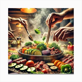 Sovereign Flame Interactive Cooking Experience Canvas Print