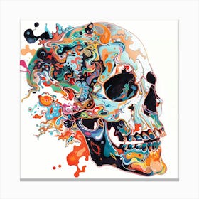 Skull Painting 38 Canvas Print