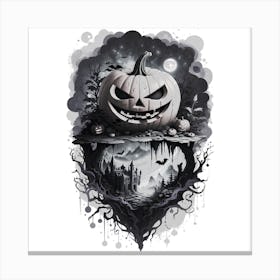 Halloween Jack O Lantern Canvas Print