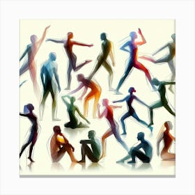 Silhouette Symphony 3 1 Canvas Print