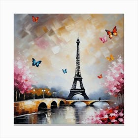 Paris Eiffel Tower 73 Canvas Print