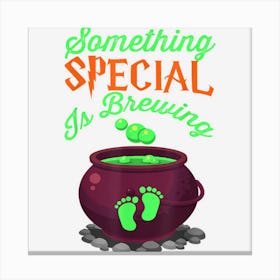 Something Special Is Brewing Funny Halloween Men Canvas Print