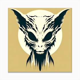 Alien Head Canvas Print