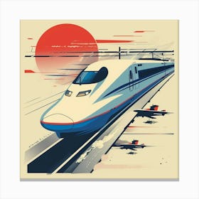 Bullet Train Canvas Print