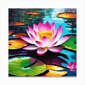 Lotus Flower 43 Canvas Print