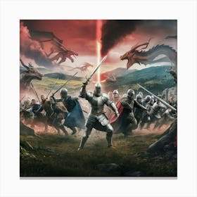 Kings Of War Canvas Print