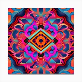 Psychedelic Mandala 11 Canvas Print
