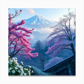 Beautiful places and mountain Canvas Print