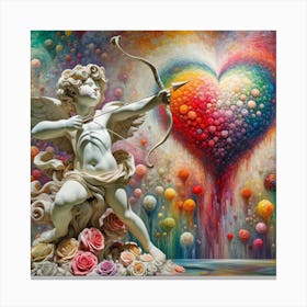 Cupid With Bow And Arrow 2 Canvas Print