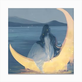 Moon. 1 Canvas Print