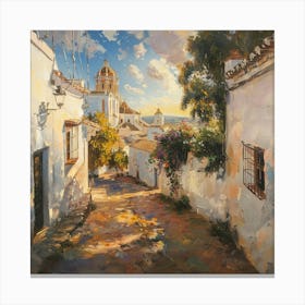 Street In Spain 4 Canvas Print