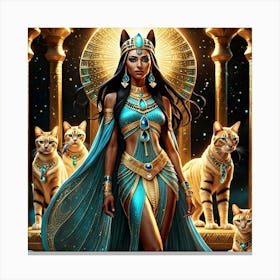 Egyptian Goddess 4 Canvas Print