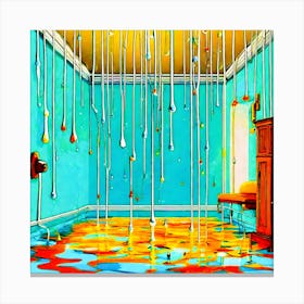 Paint Drips Canvas Print