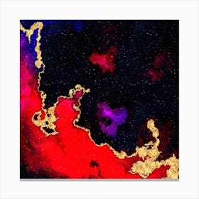 100 Nebulas in Space with Stars Abstract n.044 Canvas Print