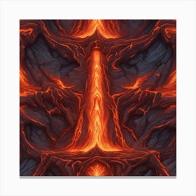 Lava Art 2 Canvas Print