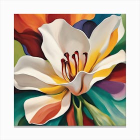 Georgia O'Keeffe inspired painting 3 Canvas Print