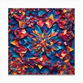 Paper Flower Canvas Print