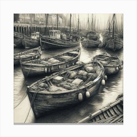 Fishing Boats Canvas Print