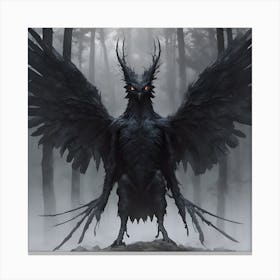 Raven Canvas Print