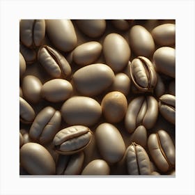 Coffee Beans 385 Canvas Print